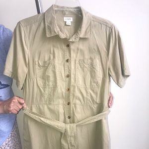 J Crew tan dress